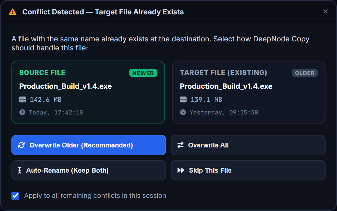Conflict Resolution Interface